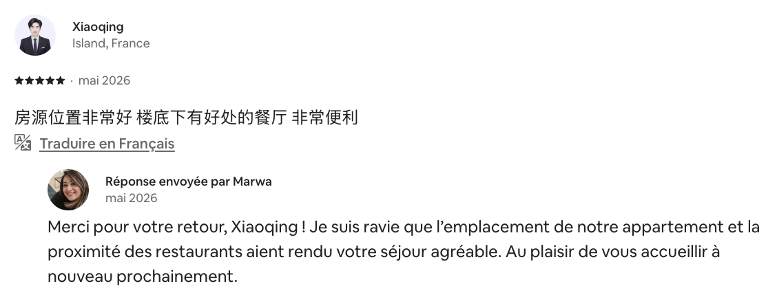 Avis voyageur