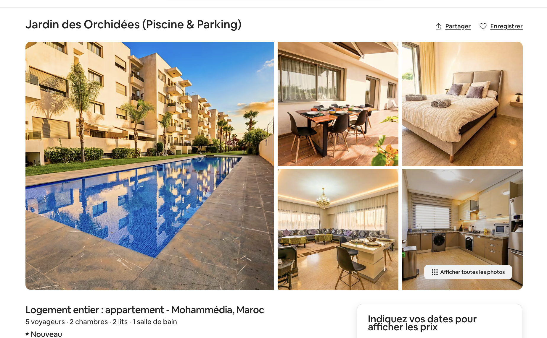 Appartement avec piscine géré par Carpediem